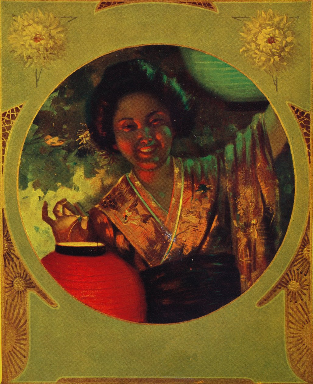 Impreso con Shackells Bi-Color Lake & Blue, 1907 de Unbekannt