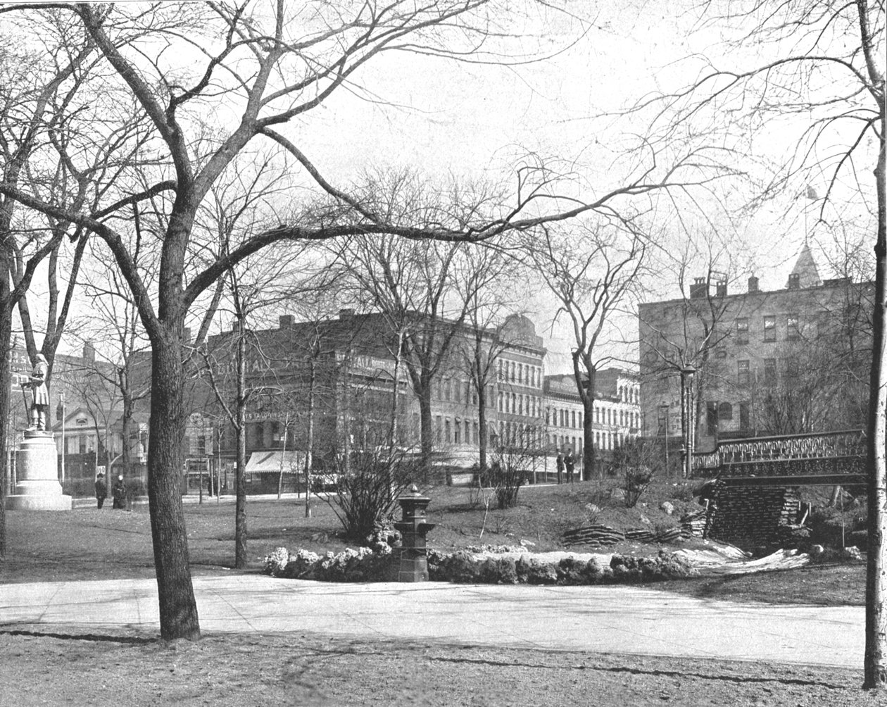 Plaza Pública, Cleveland, Ohio, EE.UU., c1900 de Unbekannt