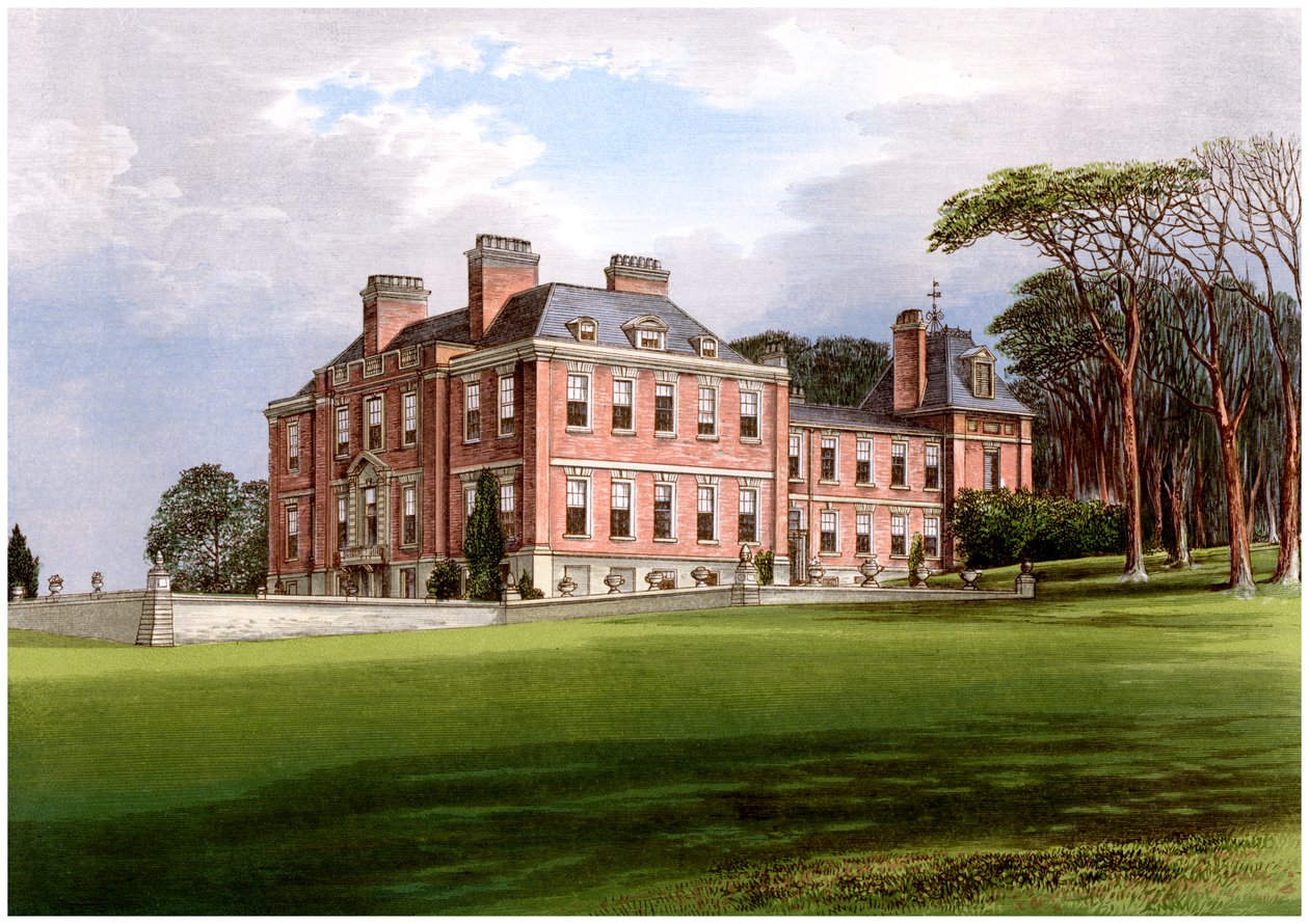 Pynes, Devon, hogar de la familia Northcote, c1880 de Unbekannt