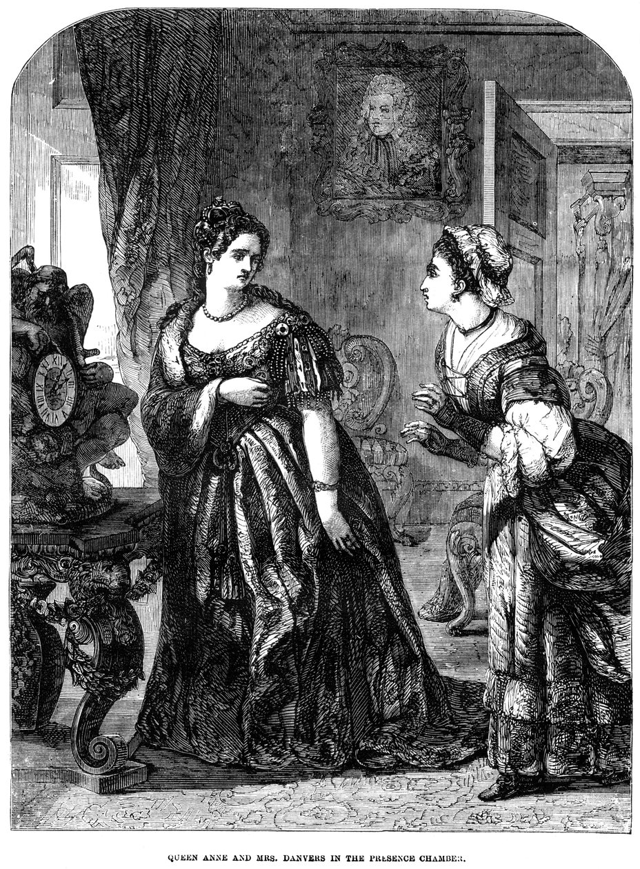 Reina Ana 1665-1714 y la Sra. Danvers en la cámara de presencia de Unbekannt