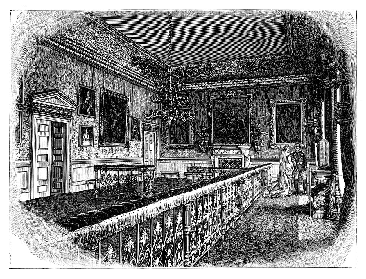 Habitación de la Reina Ana, Palacio de St James, Londres de Unbekannt