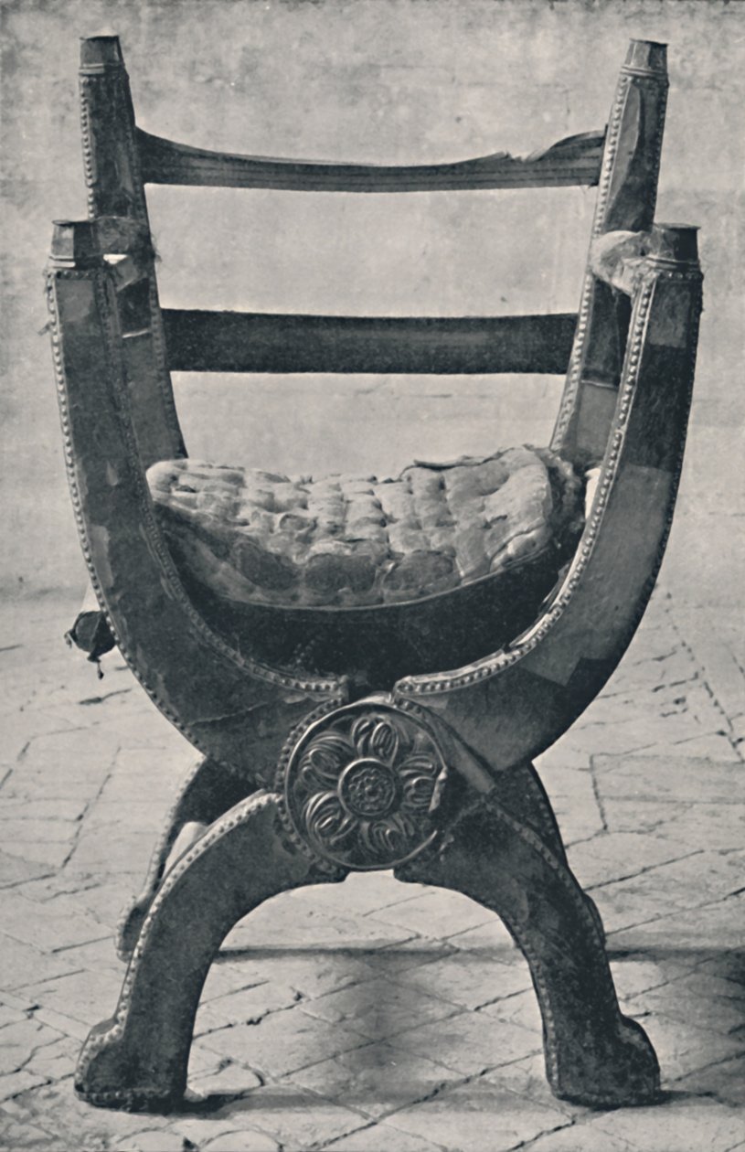 Silla de la Reina María en la Catedral de Winchester. A.D. 1554, 1928 de Unbekannt