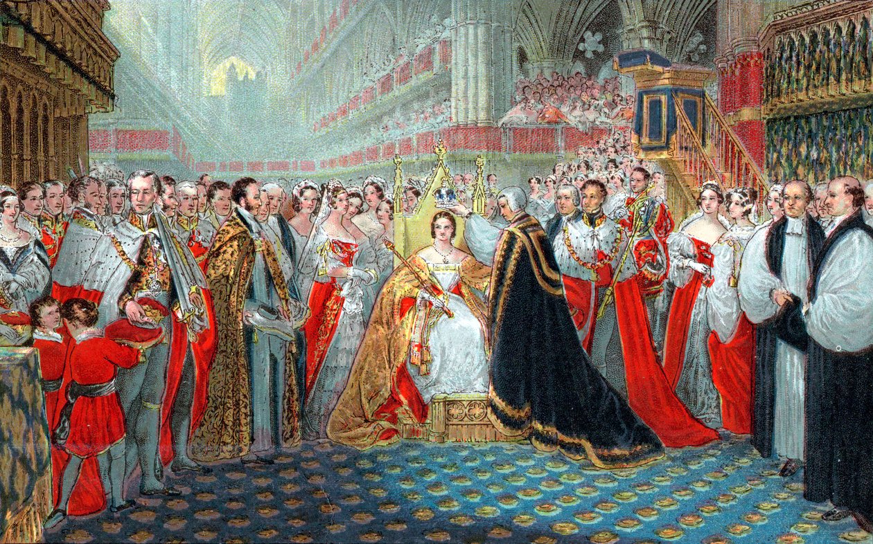Coronación de la Reina Victoria, 1837 1887 de Unbekannt