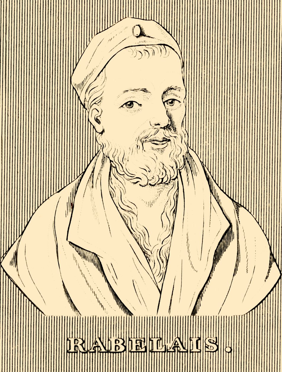 Rabelais, c1483-1553, 1830 de Unbekannt