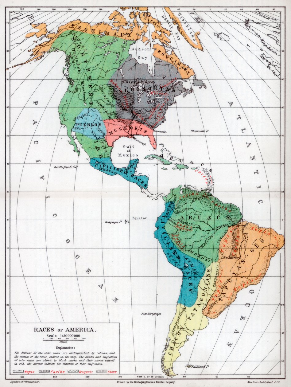 Razas de América, 1901 de Unbekannt