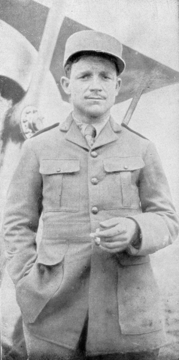 Raoul Lufbery, piloto de combate franco-estadounidense y as de la aviación de la Primera Guerra Mundial, 1914-1918 de Unbekannt