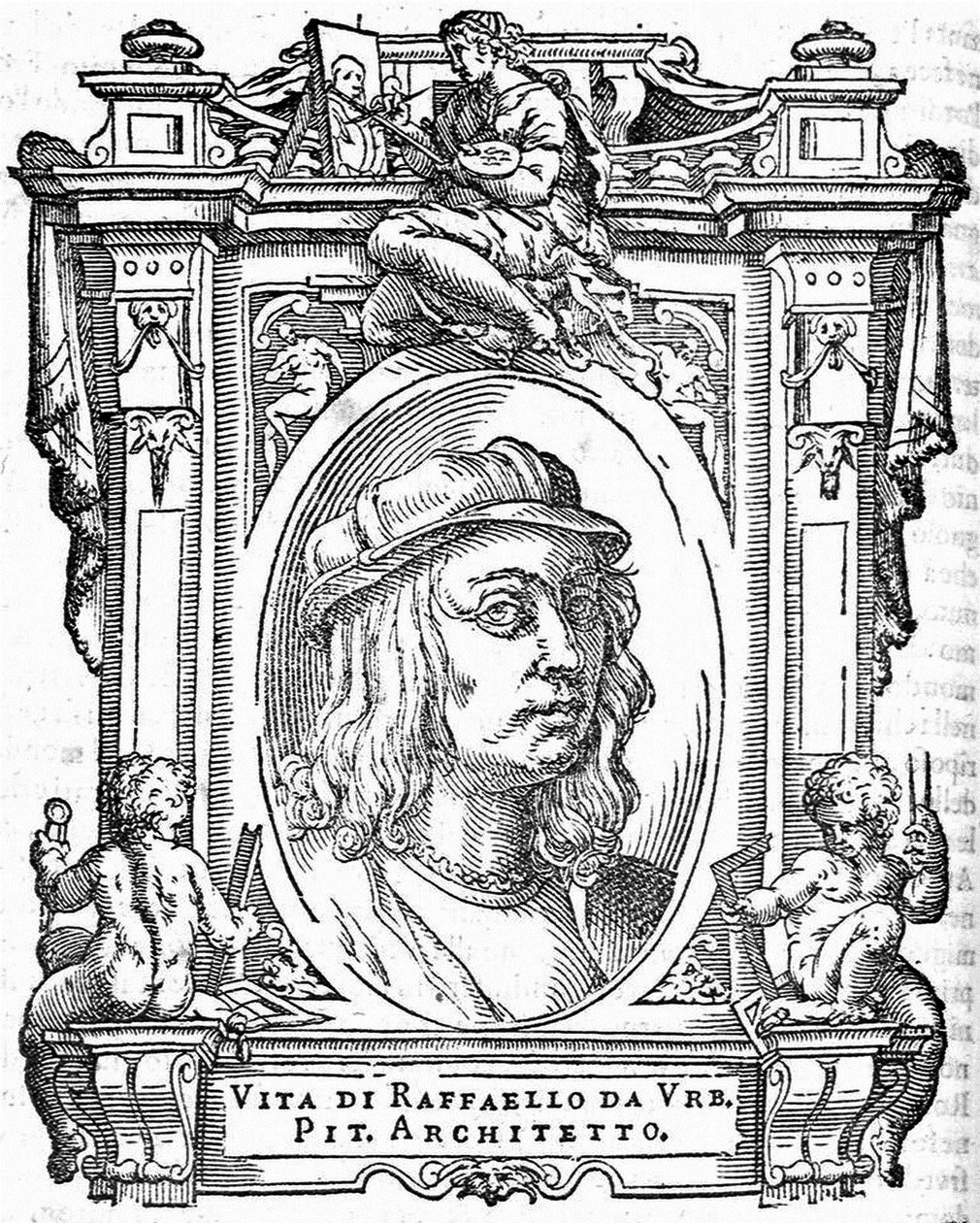 Rafael. De: Giorgio Vasari, Las Vidas de los Más Excelentes Pintores, Escultores y Arquitectos Italianos, 1568 de Unbekannt