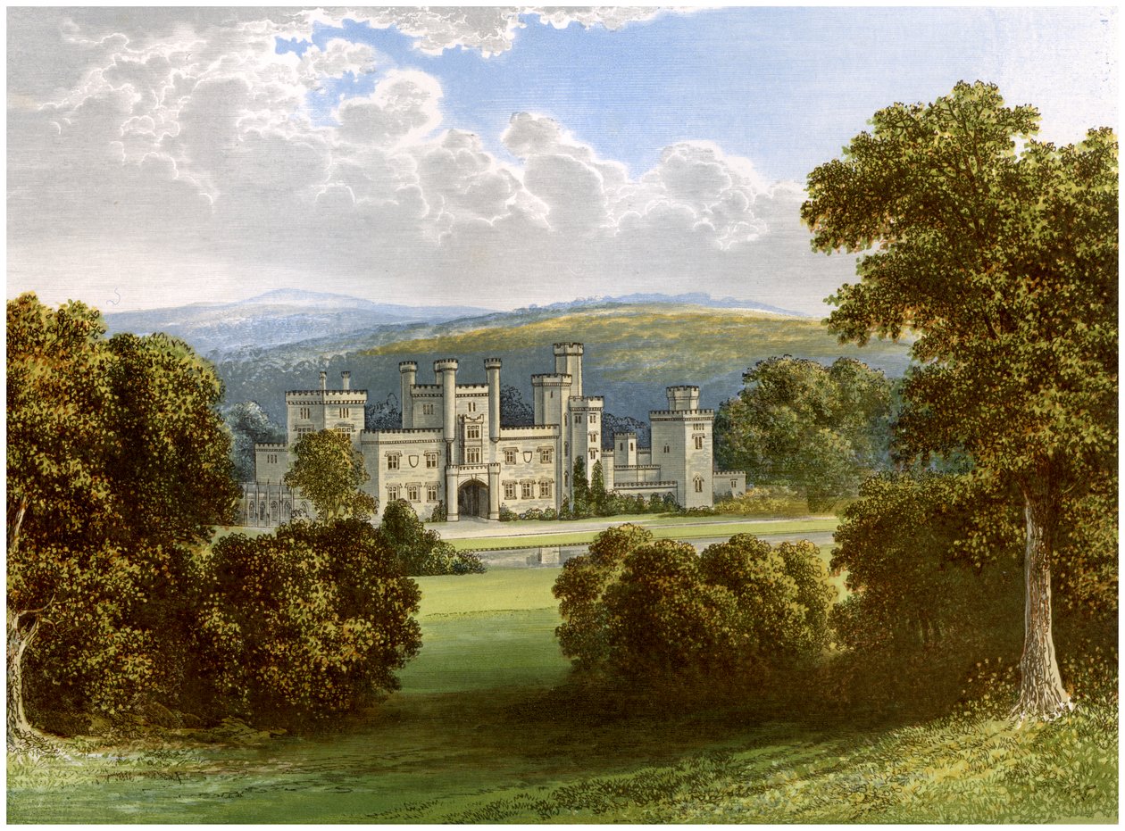 Castillo de Ravensworth, Condado de Durham, hogar del Conde de Ravensworth, c1880 de Unbekannt