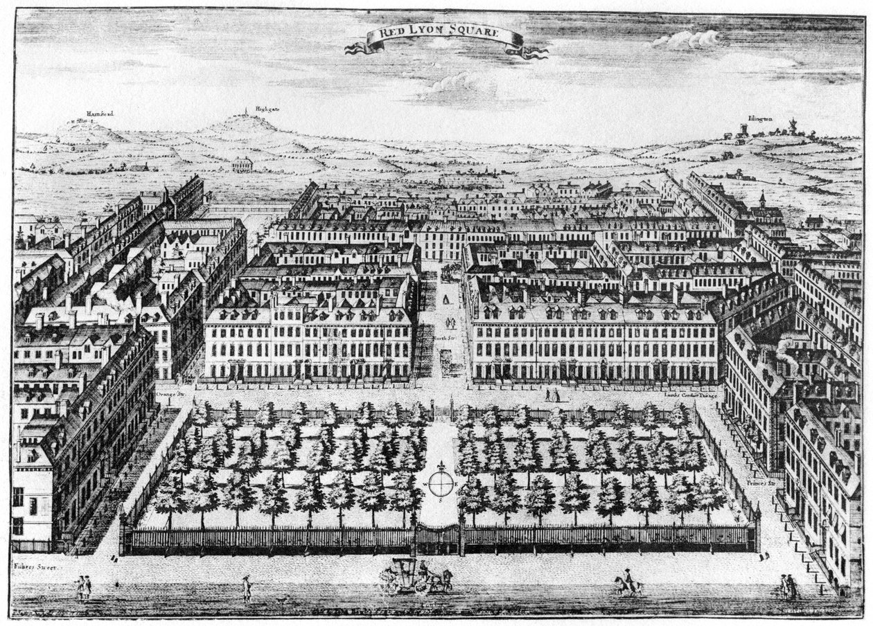 Plaza Red Lion, Londres de Unbekannt
