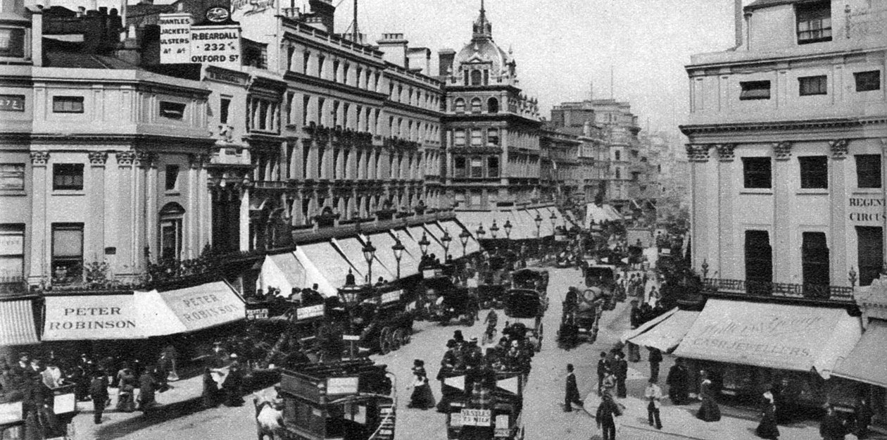 Regent Circus Oxford Circus, Londres, 1880s, 1926-1927 de Unbekannt