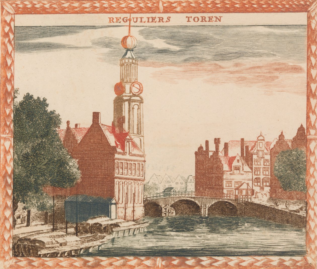 Torre de Reguliers, en: Tooneel Der Voornaamste Nederlands Huizen, En Lust Hoven, Naar T Lev..., n.d. de Unbekannt