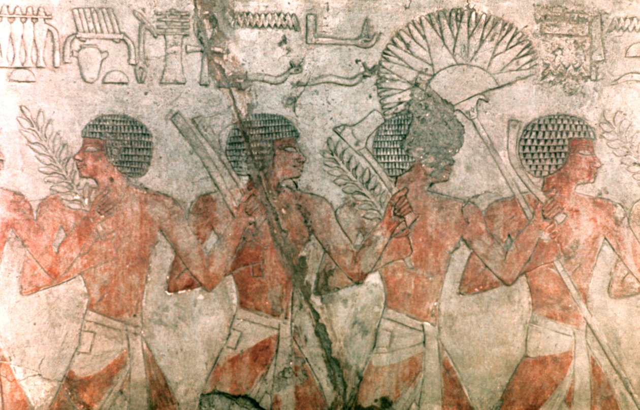 Relieve con Soldados, Templo de Hatshepsut de Unbekannt