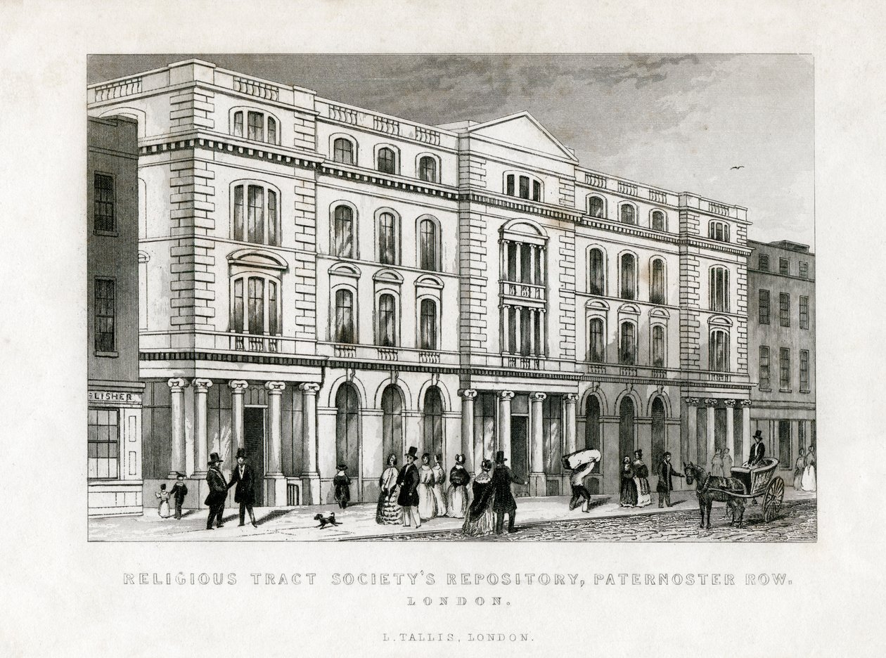 Repositorio de la Sociedad de Tractos Religiosos, Paternoster Row, Londres, siglo XIX de Unbekannt