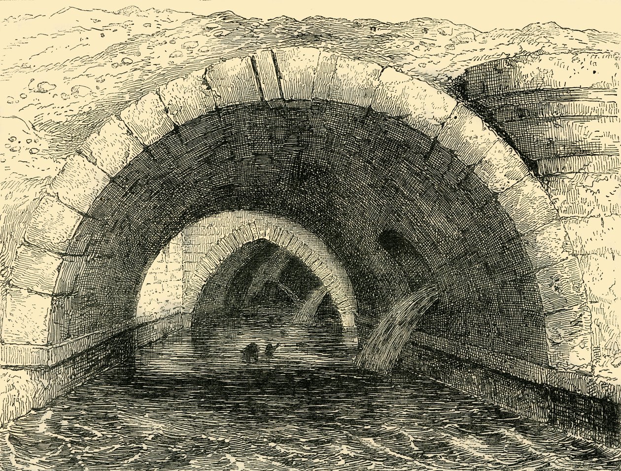 Restos del Puente Old Holborn, c1872 de Unbekannt