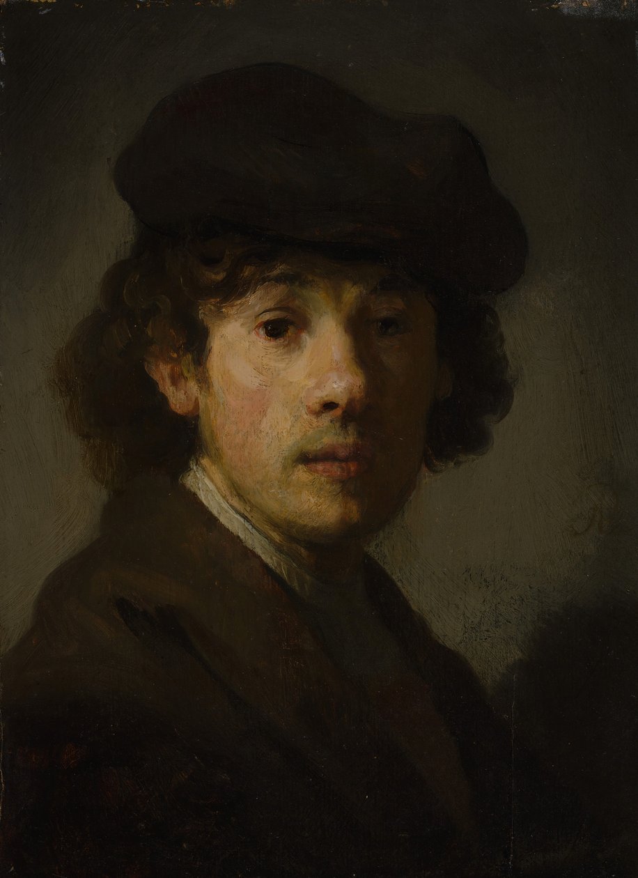 Rembrandt 1606-1669 como un Hombre Joven de Unbekannt