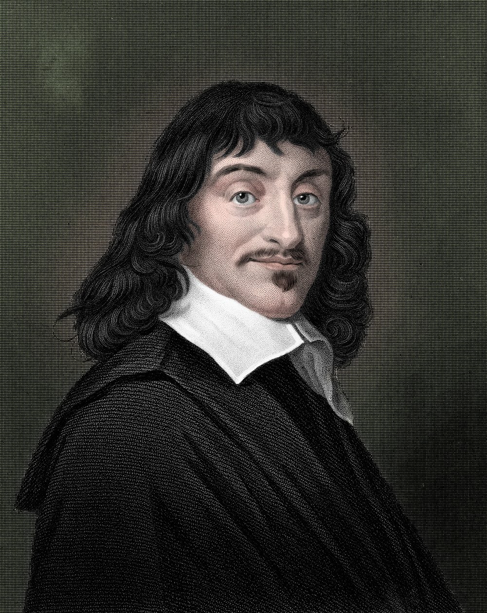 René Descartes, filósofo y matemático francés, 1835 de Unbekannt