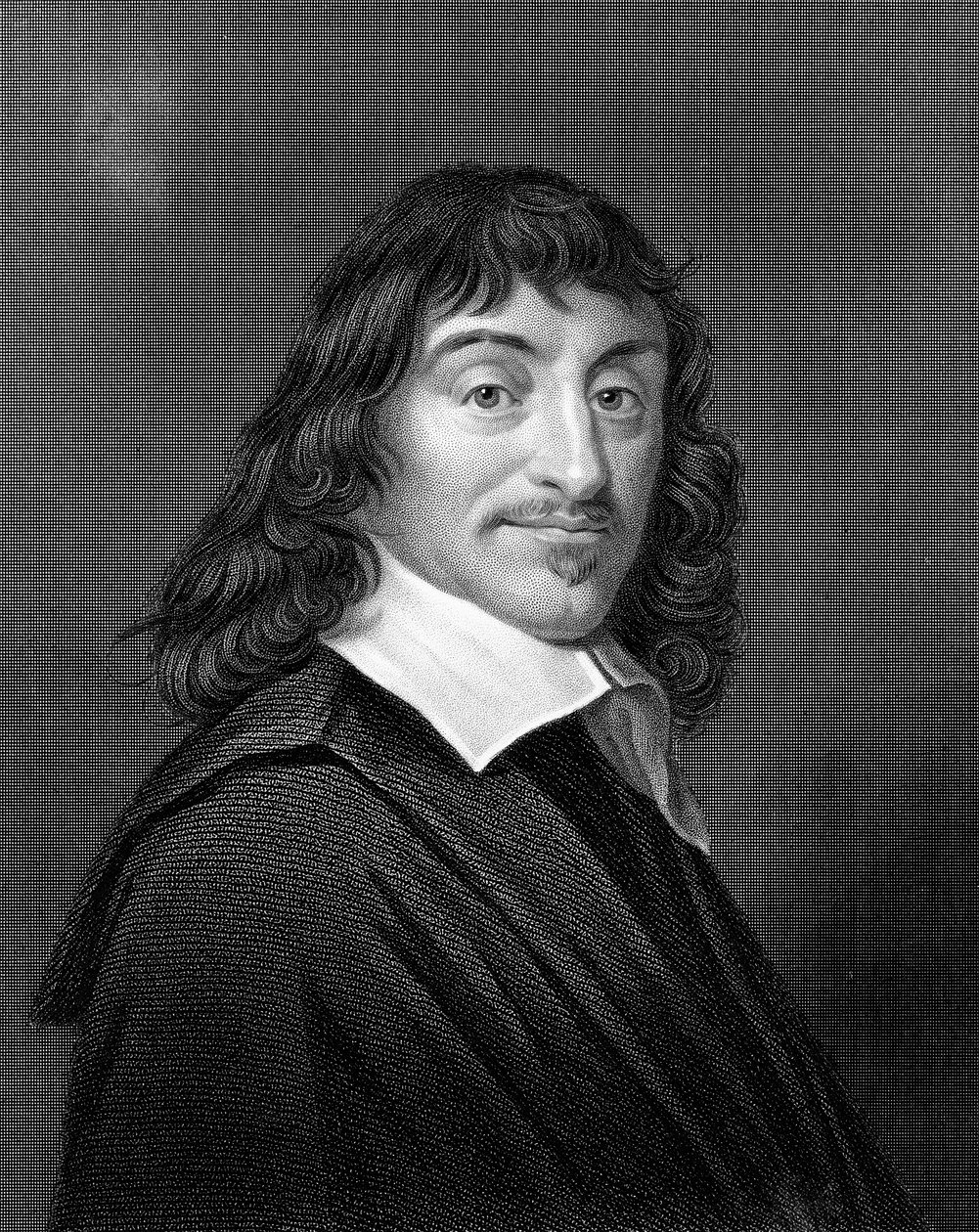 René Descartes, filósofo y matemático francés, 1835 de Unbekannt
