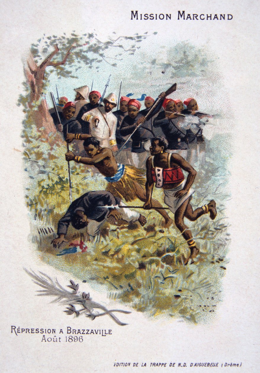 Represión en Brazzaville, agosto de 1896 de Unbekannt