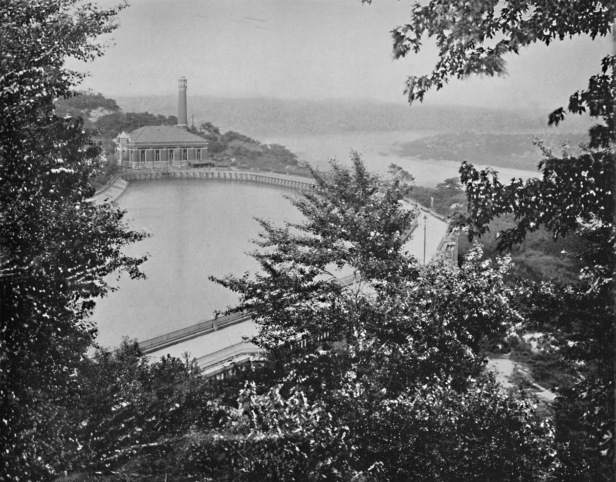 Reservorio, Eden Park, Cincinnati, Ohio, c1897 de Unbekannt