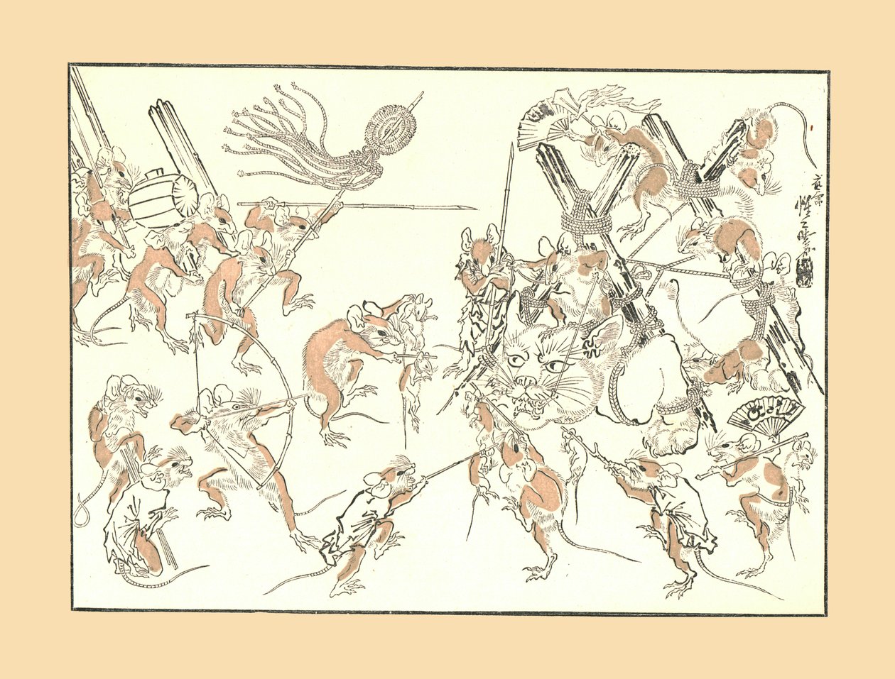 Retribución, las ratas y el gato, 1878, 1886 de Unbekannt