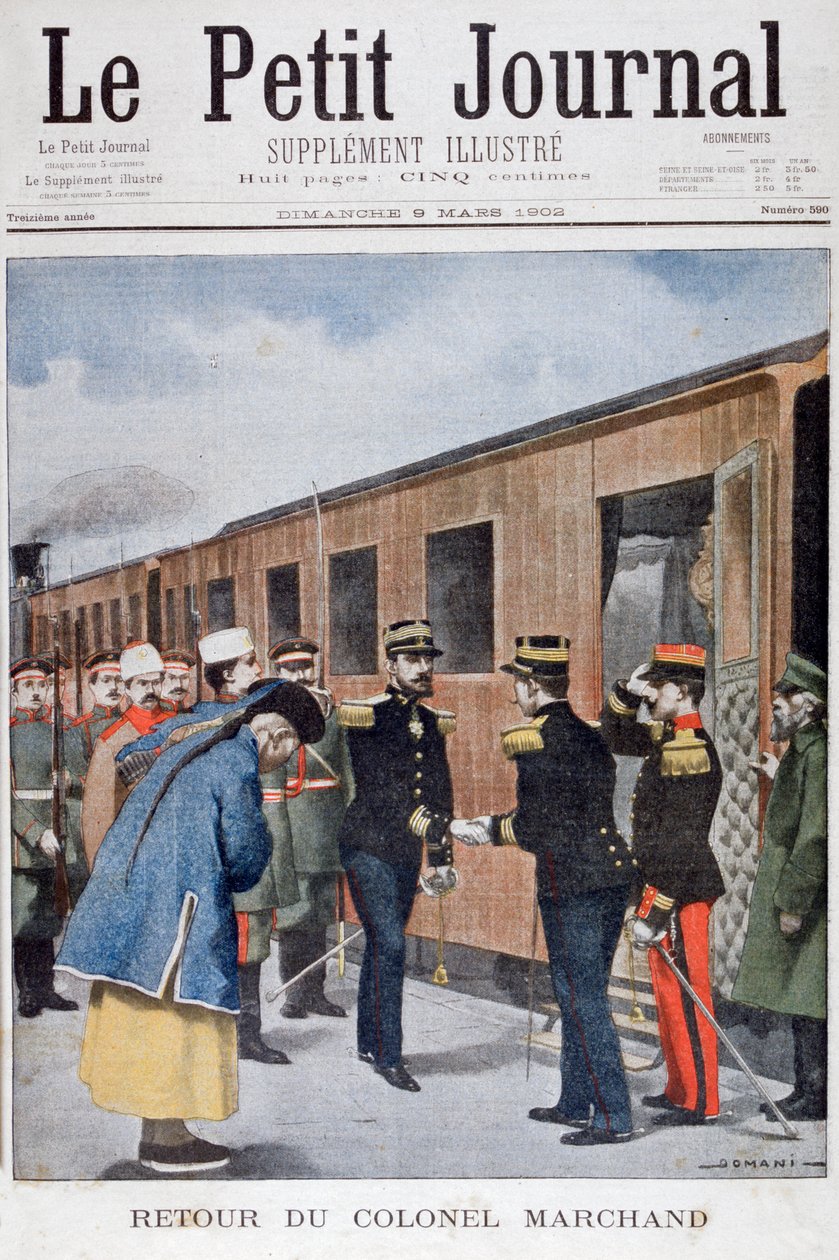 Regreso del Coronel Marchand a China, 1902 de Unbekannt