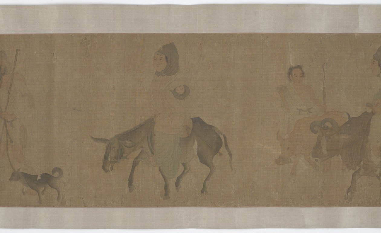Regreso a casa después de la cosecha, dinastía Yuan o Ming, siglo XIV-XV de Unbekannt