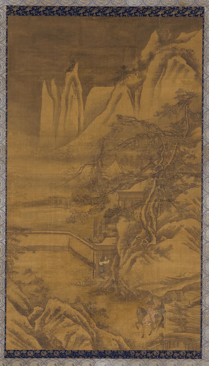Regreso a casa en la nieve, dinastía Ming, siglo XVI de Unbekannt