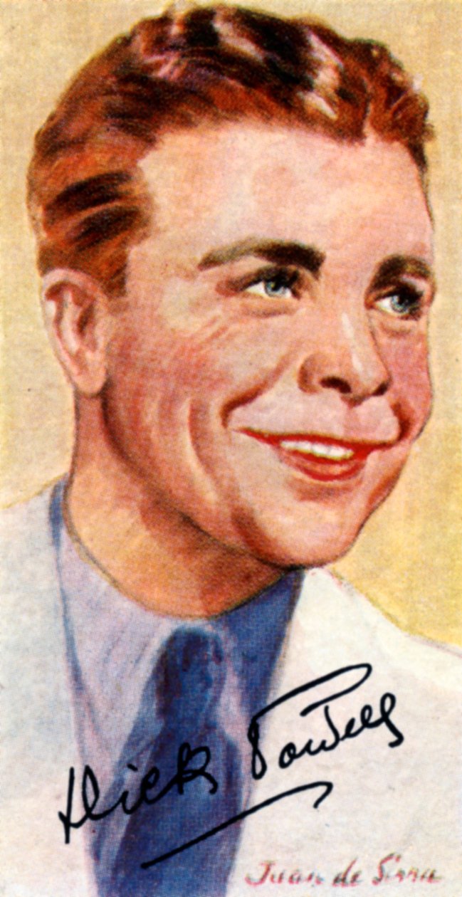 Richard Ewing Dick Powell, cantante, actor, productor y director estadounidense de Unbekannt