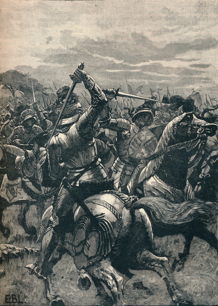 Ricardo III en la Batalla de Bosworth, 1485 1905 de Unbekannt