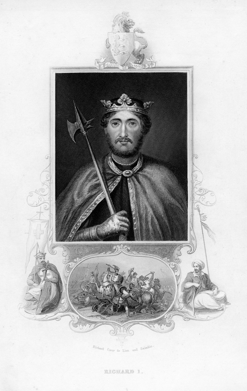 Ricardo I, Rey de Inglaterra, c1850 de Unbekannt