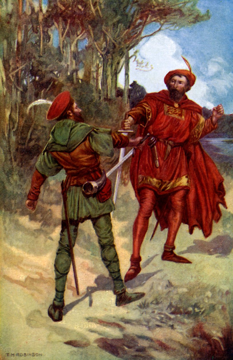 Ricardo I y Robin Hood, 1925 de Unbekannt