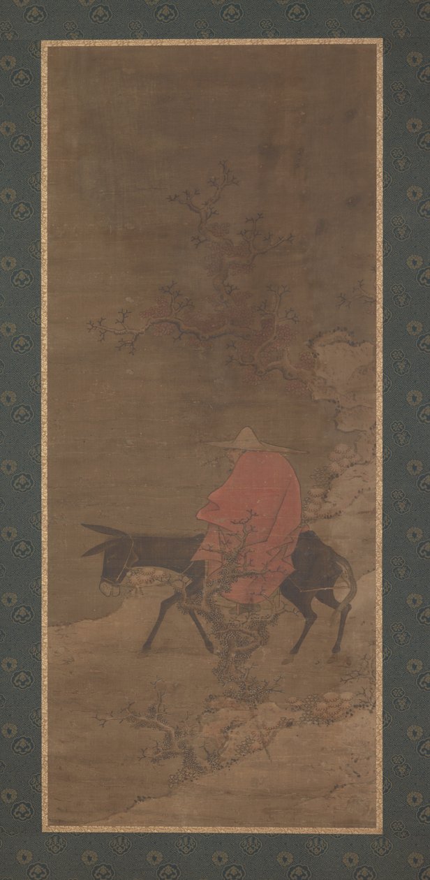 Cabalgando a través de la nieve en busca de flores de ciruelo, dinastía Ming o Qing, siglo XVII de Unbekannt
