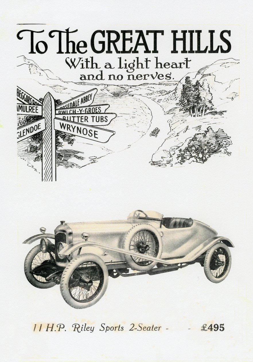 Riley MPH 2-Seater Sports, c.1920s de Unbekannt