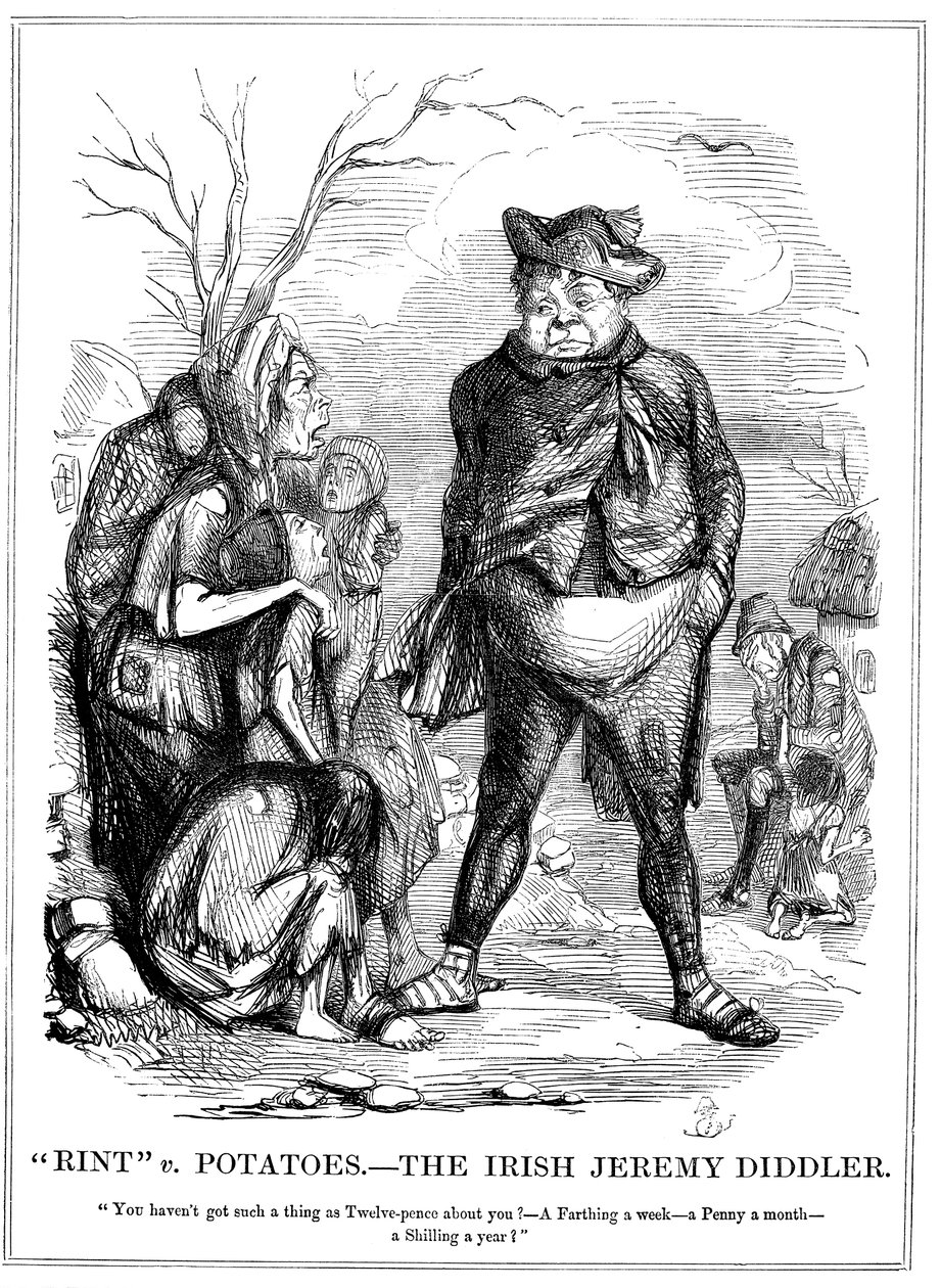 Rint v Patatas - El Jeremy Diddler irlandés, 1845 de Unbekannt
