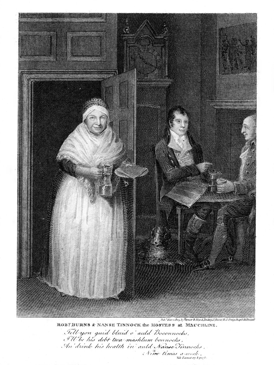 Robert Burns 1759-1796, poeta escocés, 1805 de Unbekannt