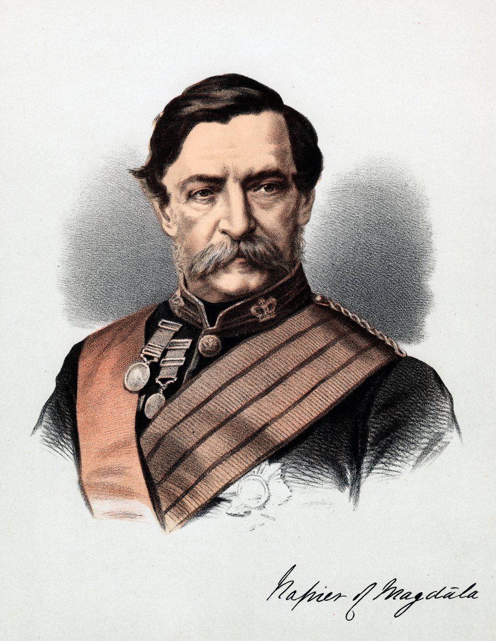 Robert Cornelius Napier, 1er Barón Napier de Magdala, soldado británico, c1880 de Unbekannt