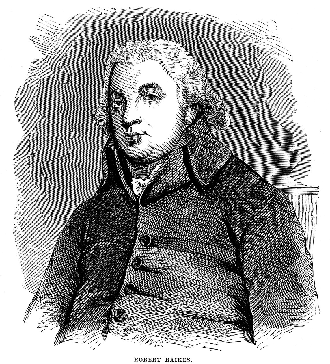 Robert Raikes, filántropo y editor inglés, 1780 1880 de Unbekannt
