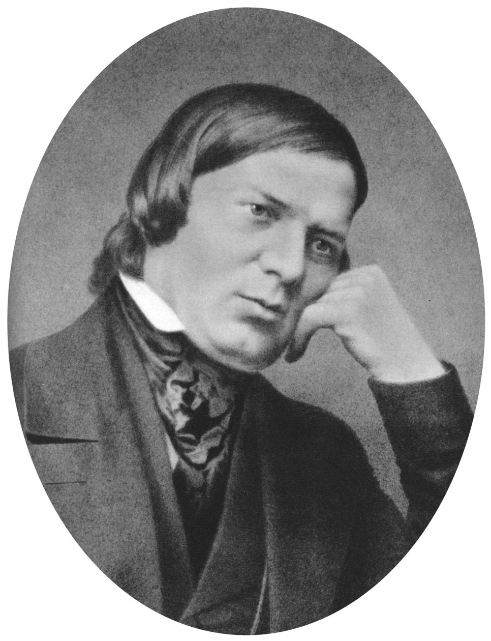 Robert Schumann 1810-1856 fue un compositor alemán, esteta e influyente crítico musical de Unbekannt