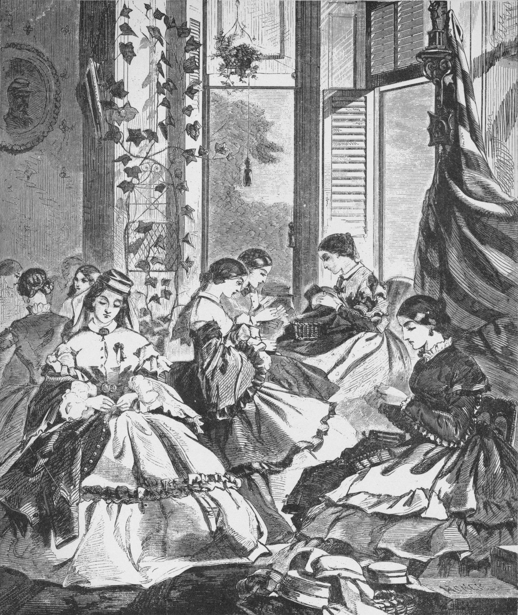 El papel de las mujeres en la guerra, 1861, 1938 de Unbekannt