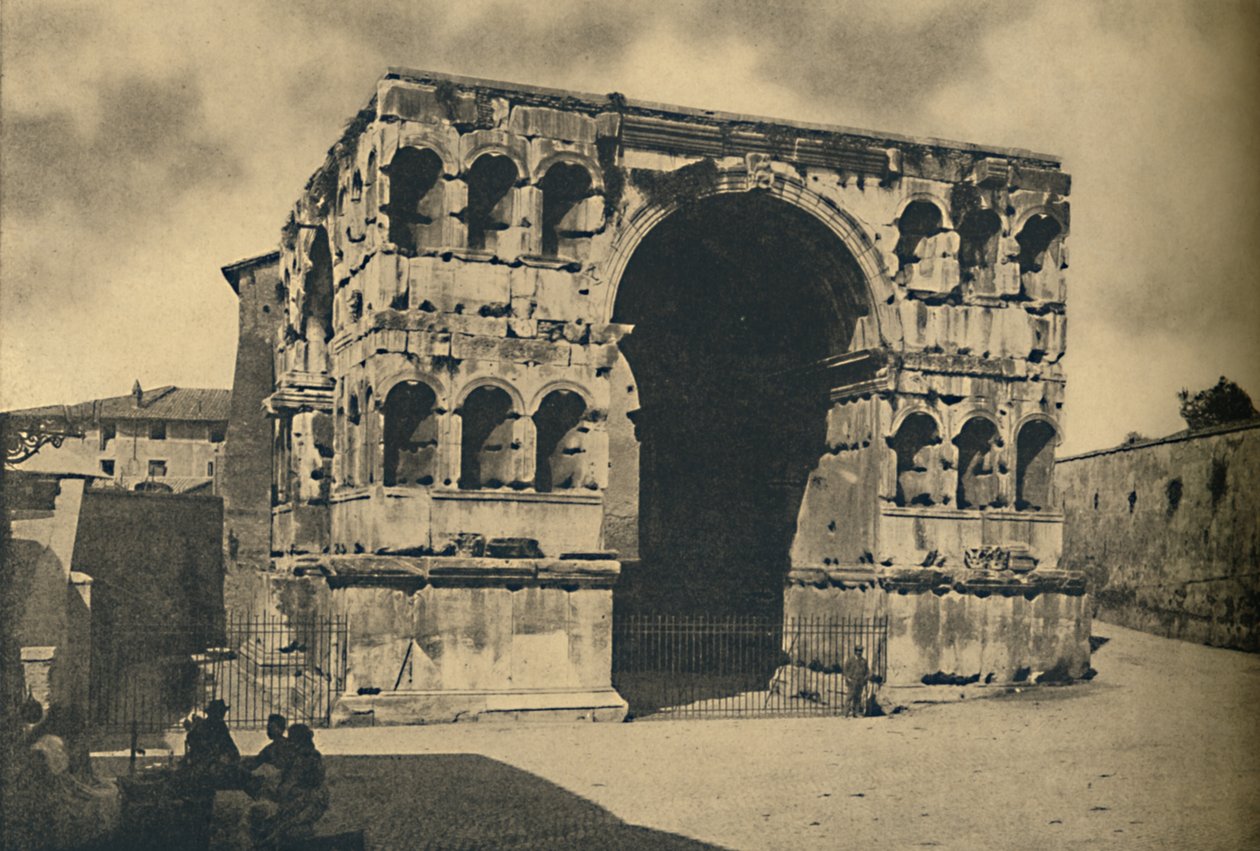 Roma - Arco de Jano Quadrifrons en el Foro Boario, 1910 de Unbekannt