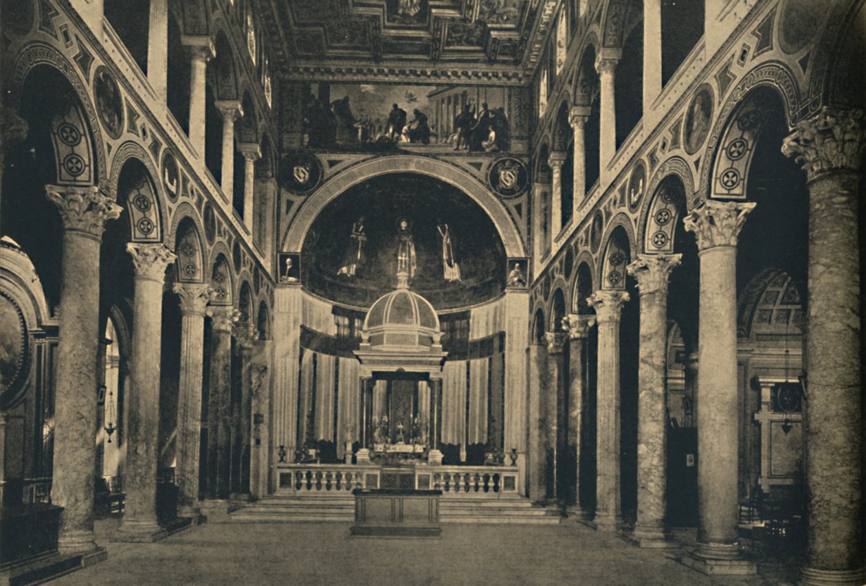 Roma - Basílica de Santa Inés fuera de los muros en la calle Nomentana, 1910 de Unbekannt