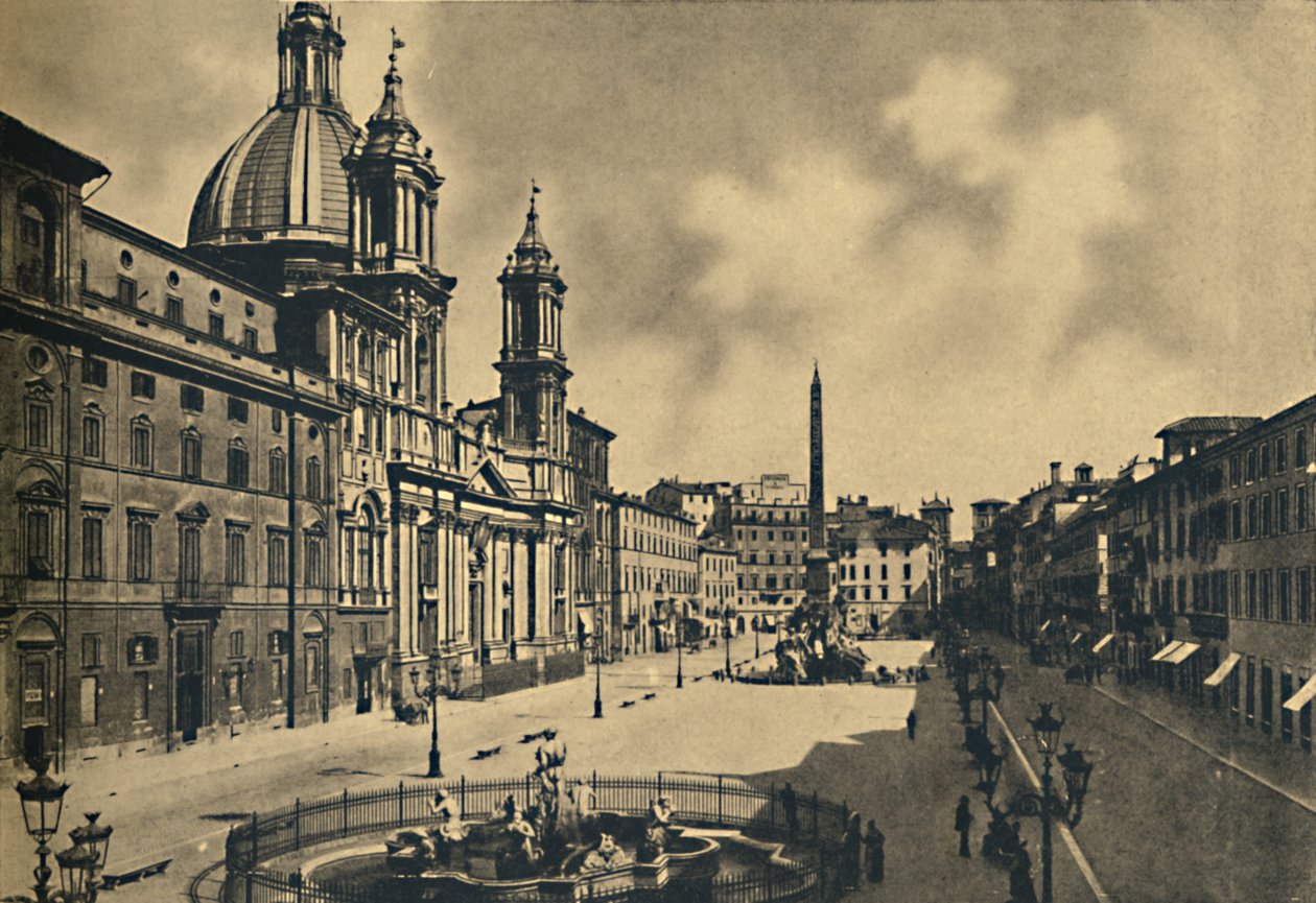 Roma - Circo Agonale - Iglesia de Santa Inés - Fuentes de Bernini de Unbekannt
