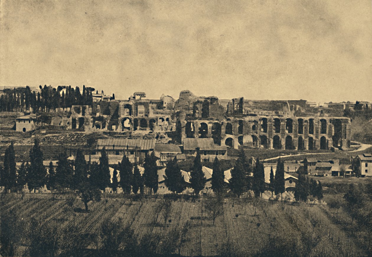 Roma - Grandes restos de las subestructuras del palacio de Septimio Severo de Unbekannt