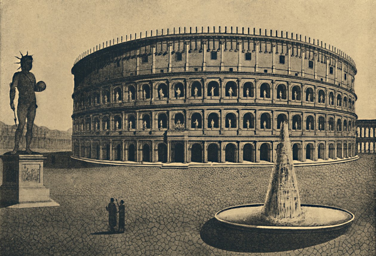 Roma - Reconstrucción imaginaria del Coliseo, 1910 de Unbekannt