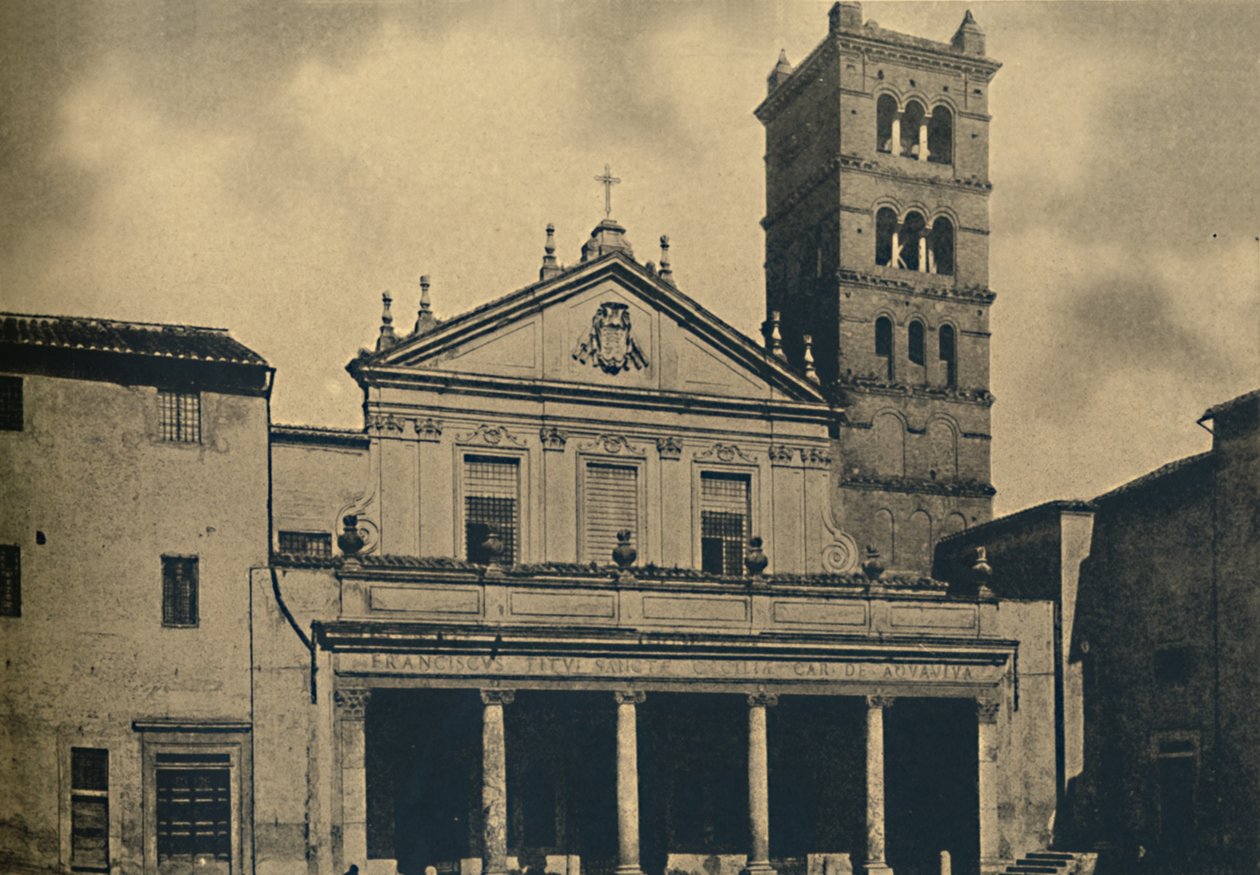 Roma - Iglesia de Santa Cecilia Templo de Bramante en los claustros de S. Pietro in Montorio de Unbekannt