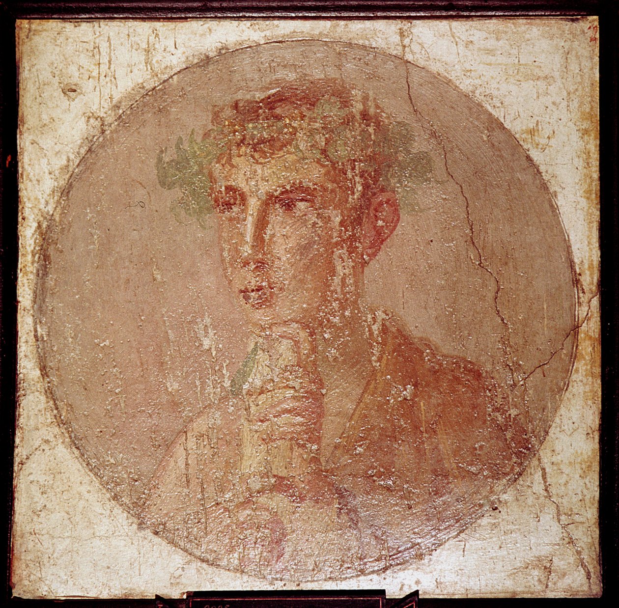 Retrato romano de un joven, Pompeya, Italia de Unbekannt