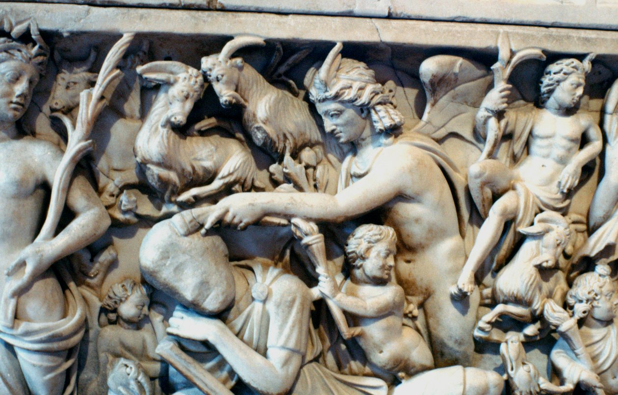 Sarcófago romano con la leyenda de Selene y Endimión, 230-235 d.C. de Unbekannt