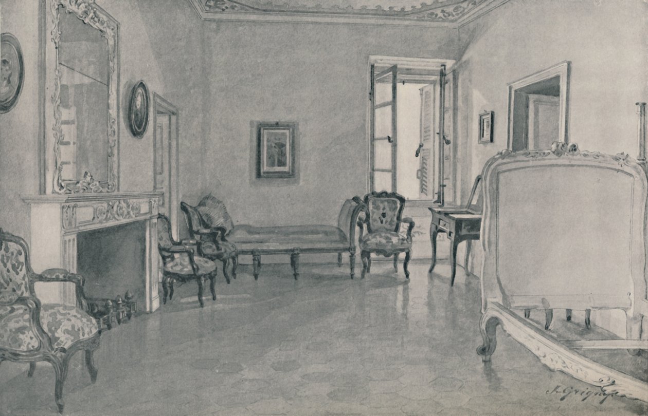 Habitación en la que nació Napoleón, 1896 de Unbekannt