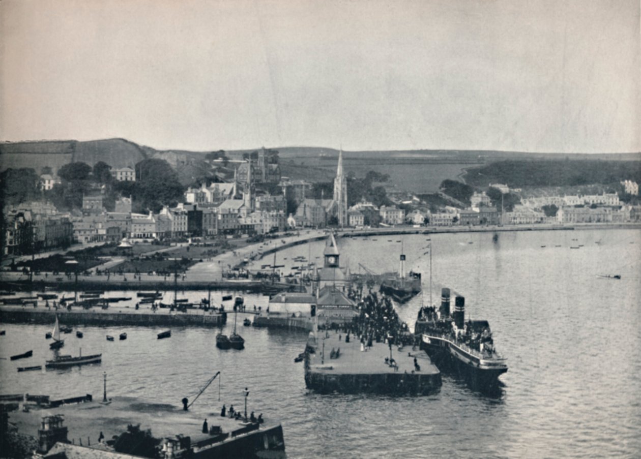 Rothesay - El embarcadero y la explanada, 1895 de Unbekannt
