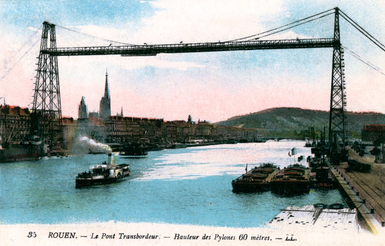 Rouen, El Puente Transbordador, siglo XX de Unbekannt